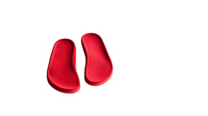Elegant Slipper Advertisement Isolated on Transparent Background for Fashion Marketing Campaign