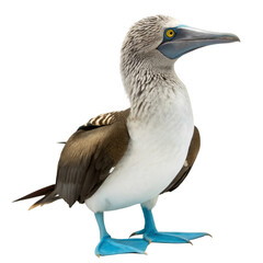 Obraz premium Beautiful blue footed booby isolated on transparent background