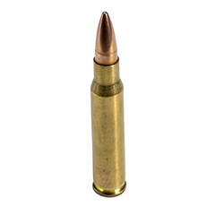 Bullet isolated on transparent background