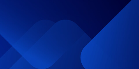 Abstract dark blue geometric background. Dynamic shapes composition. Cool background design for posters. Vector illustration