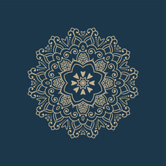 Decorative mandala design vintage background