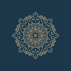 Elegant mandala design decorative background
