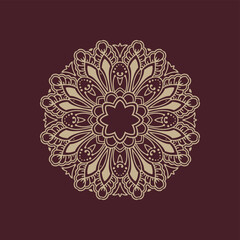 Classic mandala design ethnic background