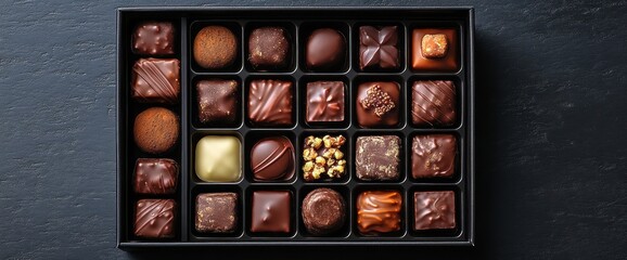 Assorted Chocolate Treats in a Gift Box