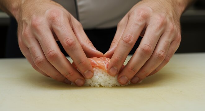 A diverse collection of sushi-themed visuals—from traditional nigiri and fusion rolls to cute characters, abstract art, fantasy worlds, and futuristic settings, capturing sushi in every creative form