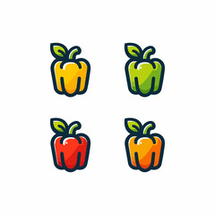 Peppers Vector illustration.
