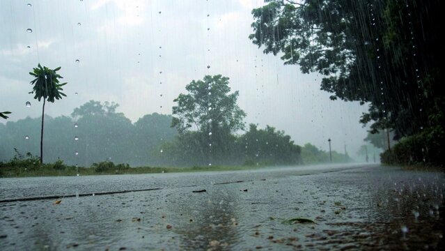 monsoon season background