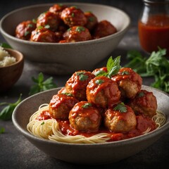 meatballs with tomato sauce