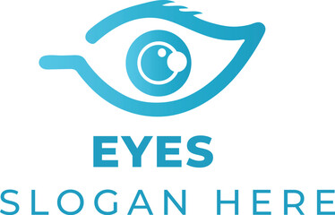 Fototapeta premium Hyper-Realistic Eye Vector with Vibrant Blue-Green Hands on White Background