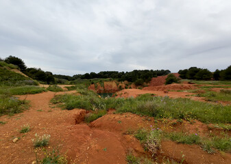 Bauxite Quarry near Otranto, Puglia, Italy