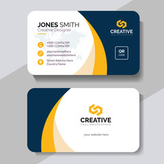 Clean style modern business card template