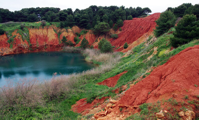  Bauxite Quarry near Otranto, Puglia, Italy