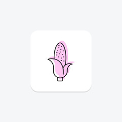 Corn Rows Symmetry, vector, pixel perfect, illustrator file