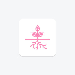 Rooted Growth, vector, pixel perfect, illustrator file