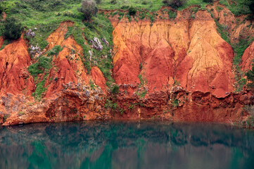 Bauxite Quarry near Otranto, Puglia, Italy