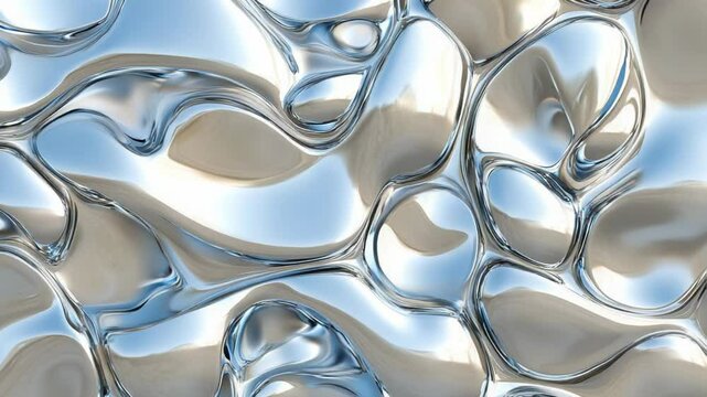 Abstract liquid metal background