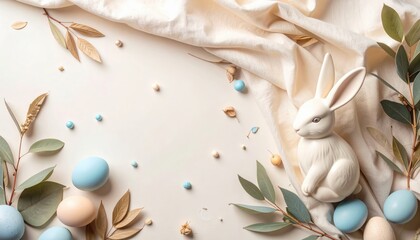 Easter celebration decor springtime home styled photography natural elements aesthetic view festive concept