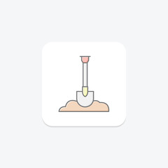 Digging Tools, vector, pixel perfect, illustrator file