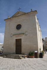 Santi Medici historical church in Martano, Lecce