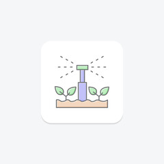 Irrigation Flow, vector, pixel perfect, illustrator file