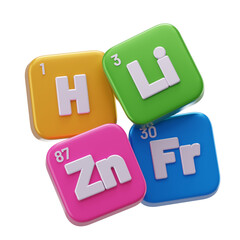 Science and Labolatory 3D Illustrations