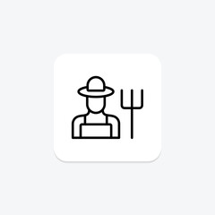 Farmer’s Routine, vector, pixel perfect, illustrator file