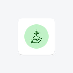 Seedling Nurture, vector, pixel perfect, illustrator file