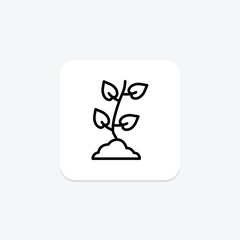 Fresh Saplings, vector, pixel perfect, illustrator file