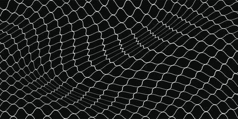 Mesh texture for fishing nets. Seamless pattern for sportswear or soccer goal, volleyball net, basketball hoop, hockey, athletics. Abstract net background for sports
