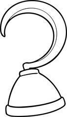 Fototapeta premium pirate hook illustration