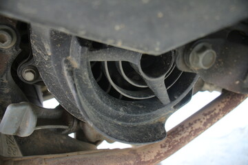 Dirty and Dusty Mio Soul Carburetor Fan Cover