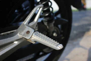 Motorcycle Footrest Made of Steel and Elegant