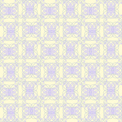 Lace style patter on soft yellow background with elegant lines