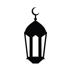 Lantern Ramadan Spiritual Vector Silhouette