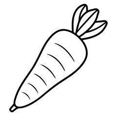 Parsnip icon vector