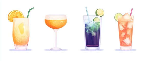 Assorted Refreshing Cocktails (1)