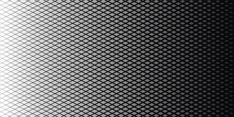 black and white Triangles Halftone Pattern Vector Abstract Geometric Technology Background. Triangular Half Tone Texture.