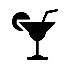 Margarita Cocktail Glass Drink Icon Design