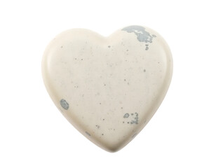 Fototapeta premium Stone Heart on Transparent Background