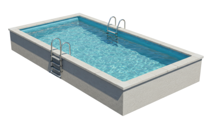 Isolated Swimming Pool