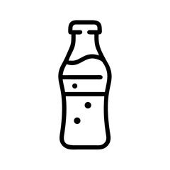 Soda Bottle Beverage Refreshment Icon Design