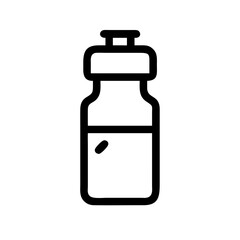 Water Bottle Drink Beverage Icon Design