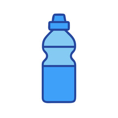Water Bottle Drink Beverage Icon Design