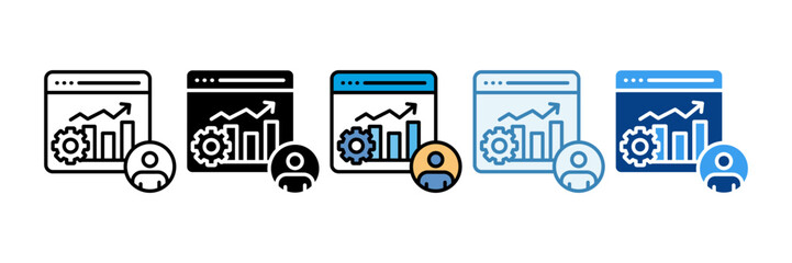 Crm Icon Set Multiple Style Collection