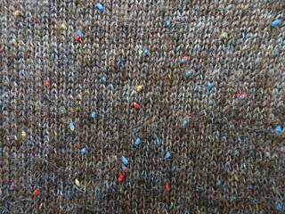 Obraz premium Brown knit fabric in a variety of colors