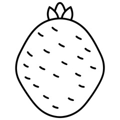 Sweet Potato icon vector