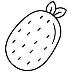 Sweet Potato icon vector