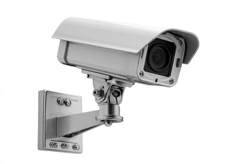 Security Camera Mounted on Wall