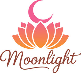 Moonlight Lotus Logo Design