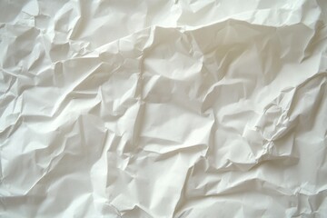 Obraz premium Crumpled white paper texture